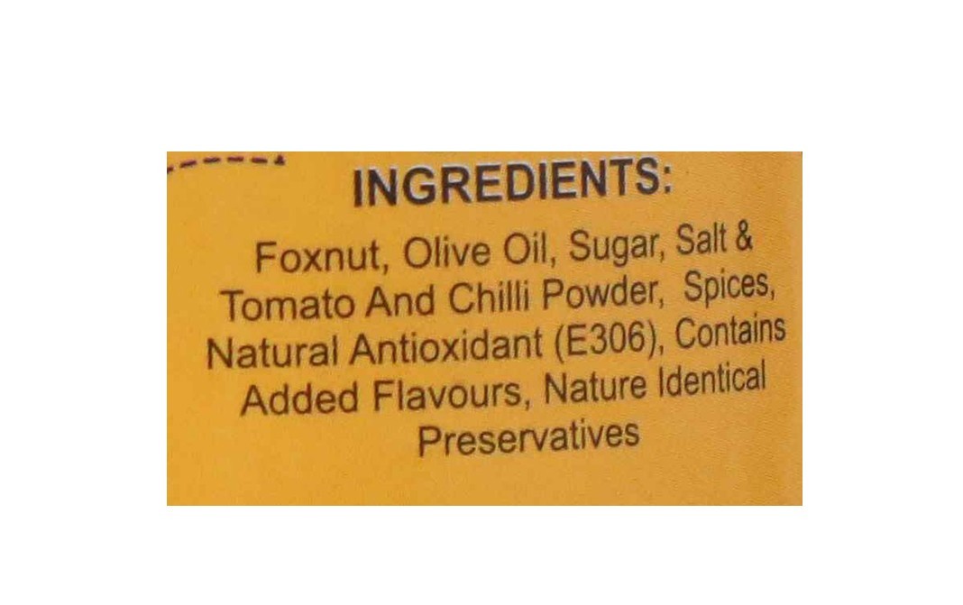 Wonderland Roasted Makhana, Tangy Masala Foxnuts (Roasted in Olive Oil)   Plastic Jar  100 grams
